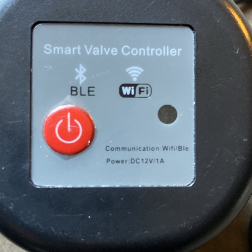 Smart Valve Controller Wi-Fi Bluetooth DC 12V/1A Black with Power Cable