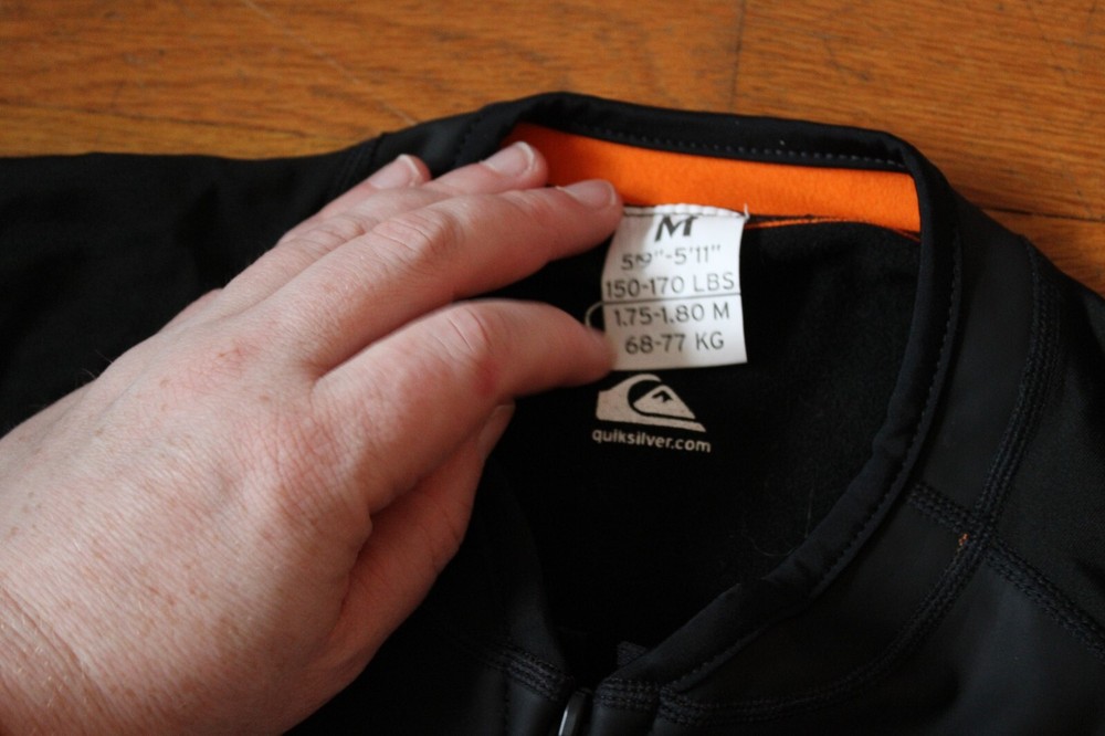 Quicksilver Waterman Front Zip SUP PaddleBoard Kayak Jacket Mens M Medium