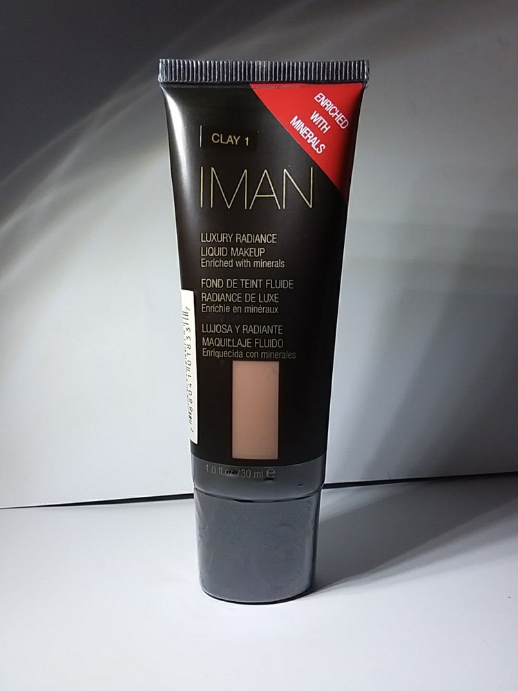 Iman Luxury Radiance Liquid Makeup Clay 1 *Read*