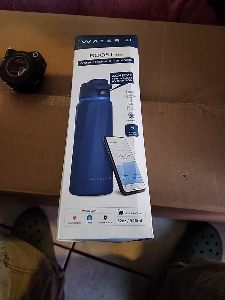 Water H Boost 32 oz Water Tracker & Reminder White - Series 3