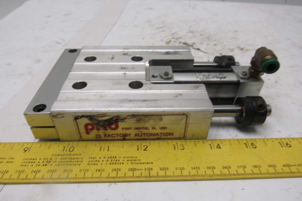 PHD SEB22X1-PB-AE-E Pneumatic Linear Slide & Cylinder Assembly