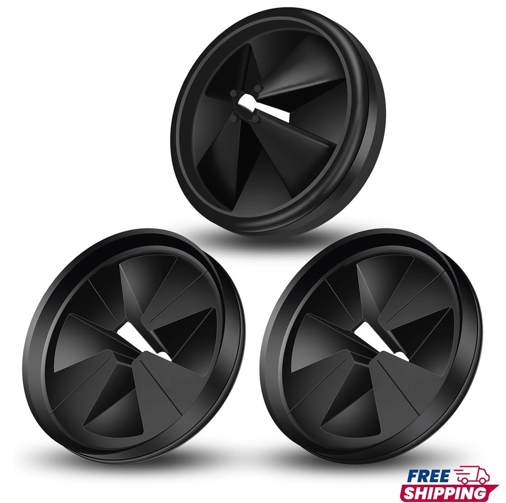 3 Pack Garbage Disposal Splash Guard - Sink Baffle 3 3/8" QCB-AM for InSinkErato