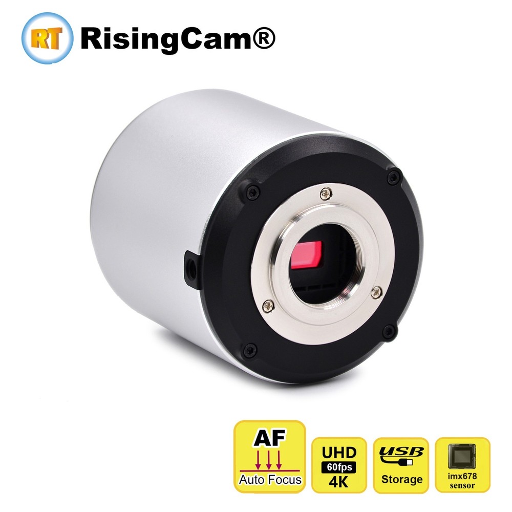 Auto Focus 4K HD 60fps HDMI and USB output industrial microscope camera