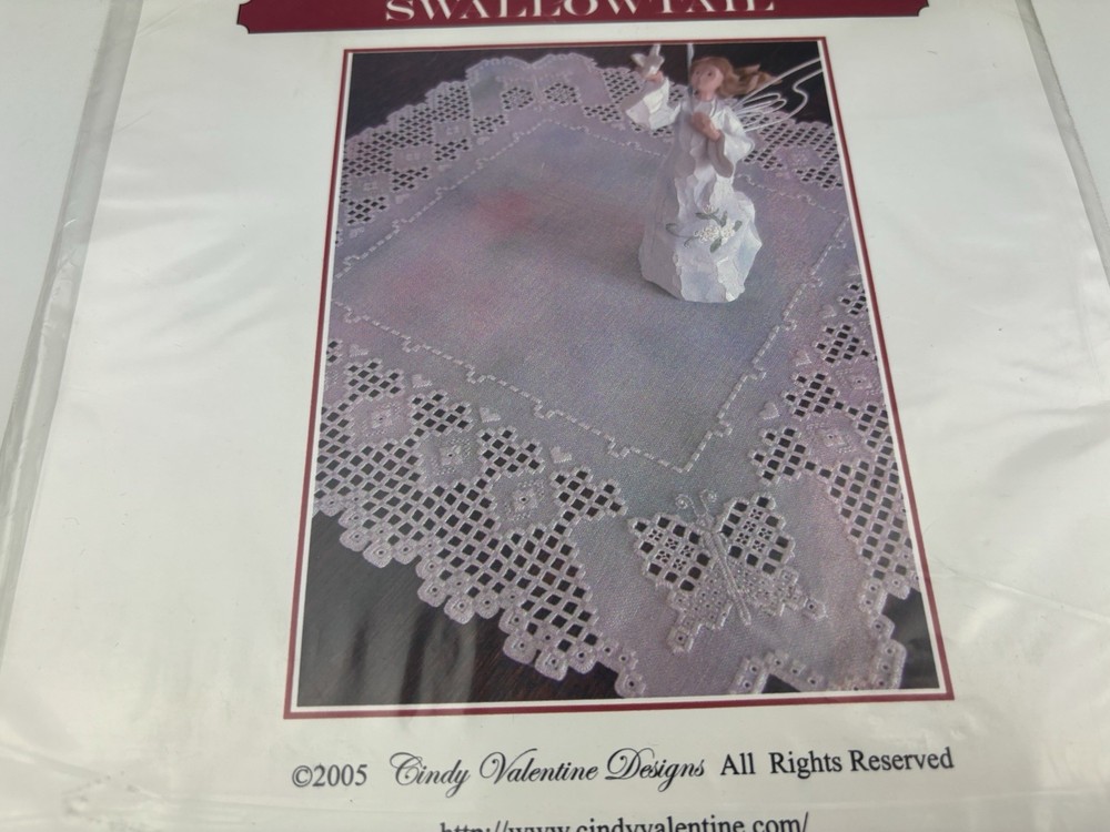 Cindy Valentine Designs Swallowtail Hardanger Needlepoint Pattern 7S