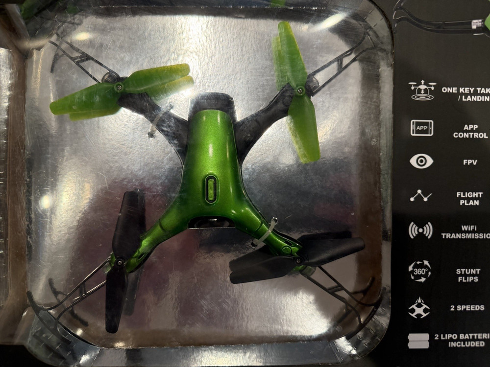 SYMA SKY PHANTOM FPV DRONE 4 CH REMOTE CONTROL DRONE, GREEN Sealed in Package