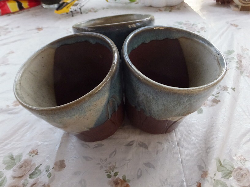 Pottery Crafts- three together