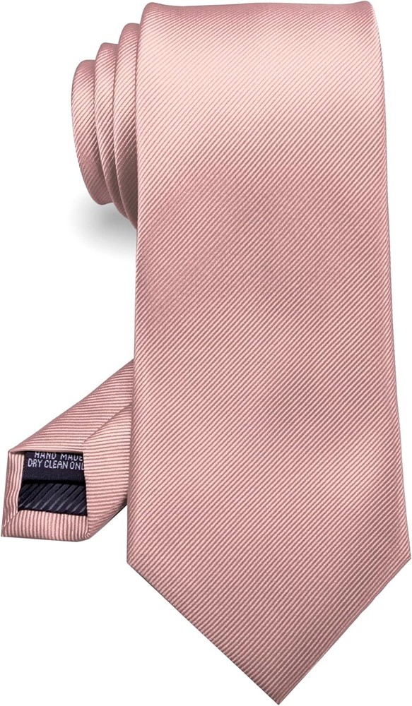 RBOCOTT Solid Color Tie Formal Necktie for Men