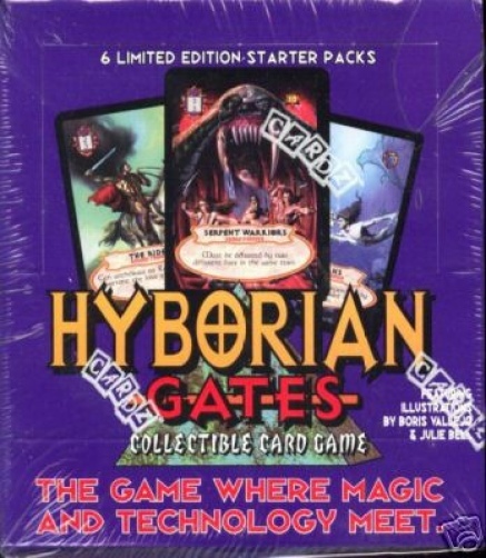 Hyborian Gates CCG Starter Deck Display MINT OOP