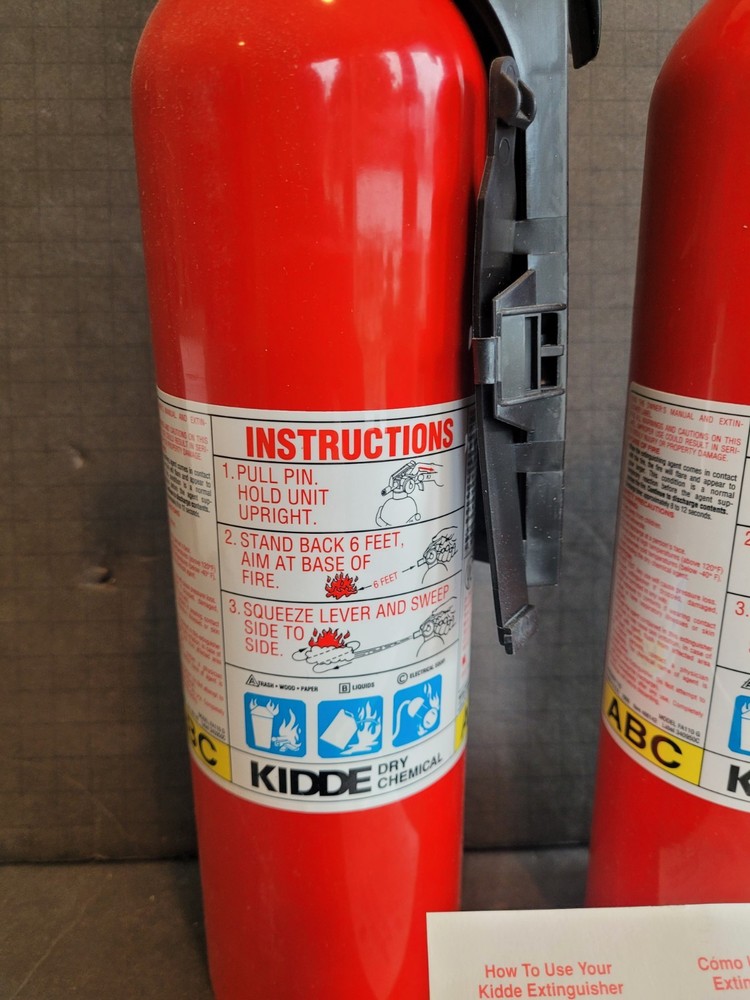 Kidde Fire Extinguisher 1-A:10-B:C Class - 2-Pack - 234211