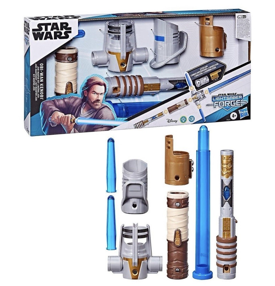 Star Wars Lightsaber Forge: Obi-Wan Kenobi Jedi Master Set NEW