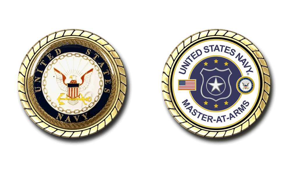 US Navy Master At Arms  Challenge Coin Officially Licensed