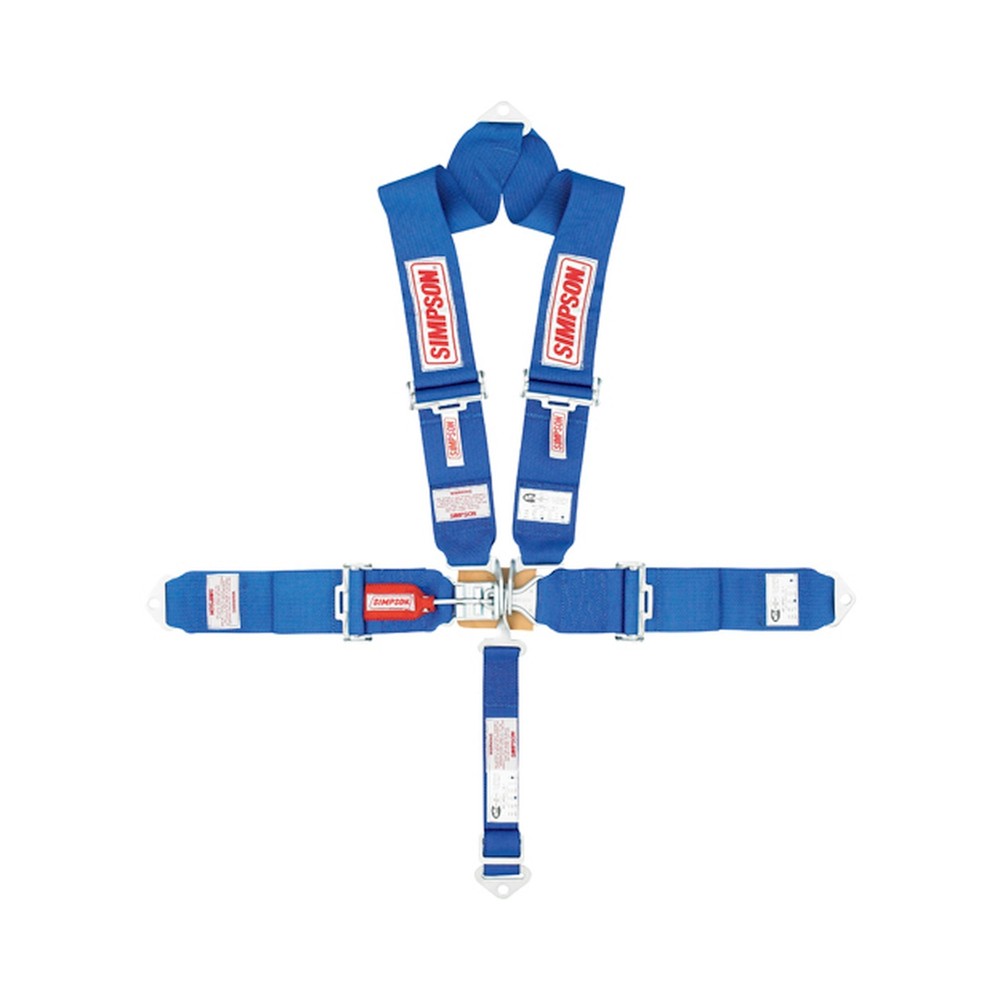 29065BL Simpson Racing STD. Latch & Link 5pt. Harness