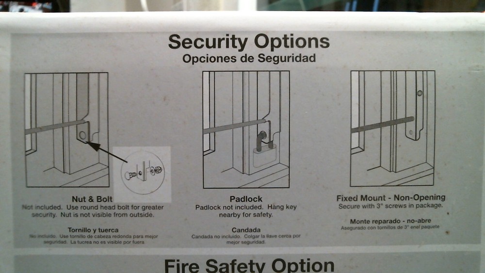 John Sterling Corp. Window Security Guard (1134) FS