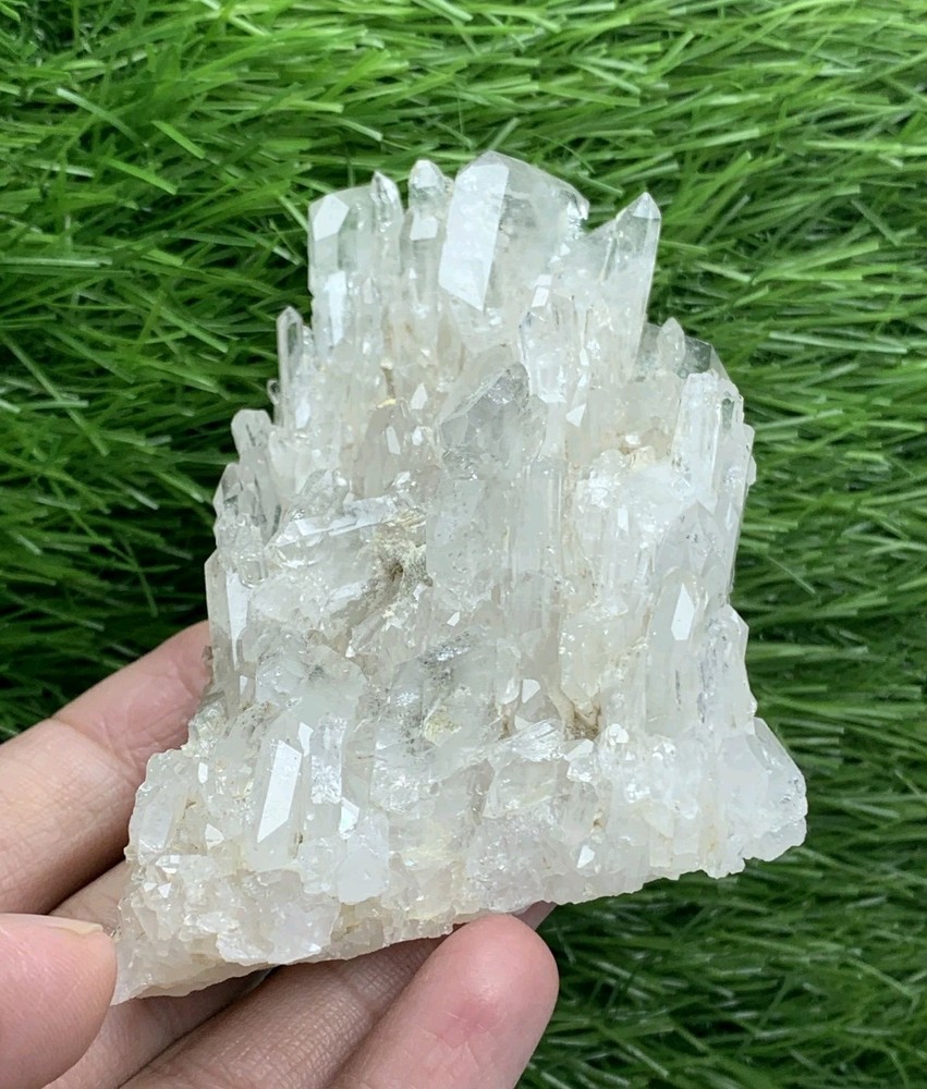 Faden Quartz DT Transparent Crystals On Matrix Has Good Luster Nice Termination