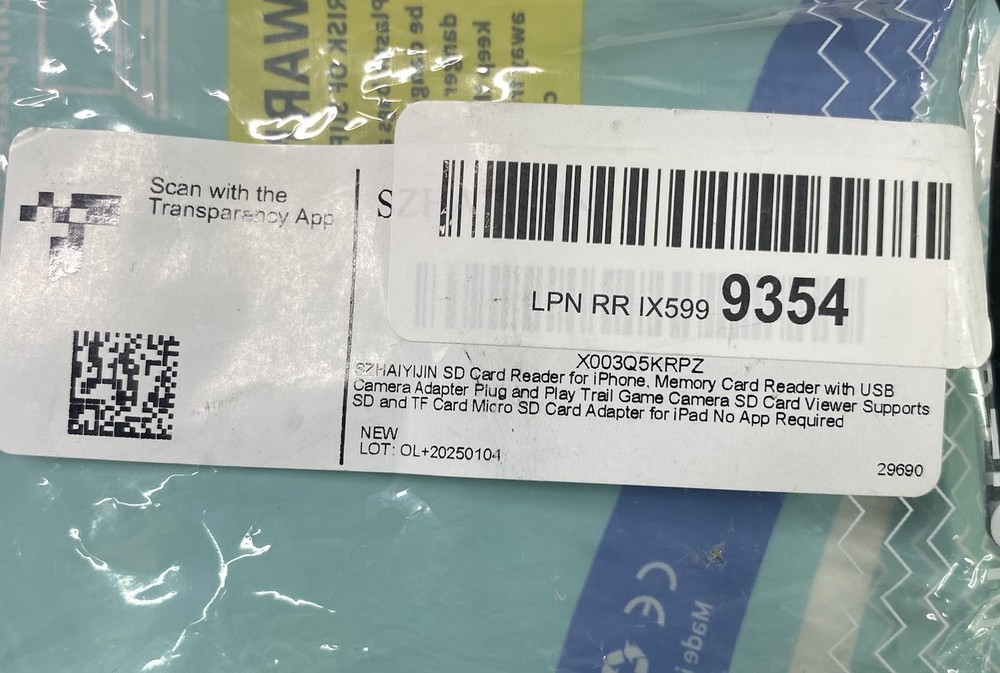 SZHAIYIJIN SD Card Reader For iPhone-Memory Reader USB Plug&Play Trail Camera