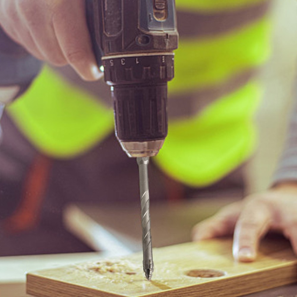 Efficient Punching with 7pcs Eccentric Drill Bits for Various Materials