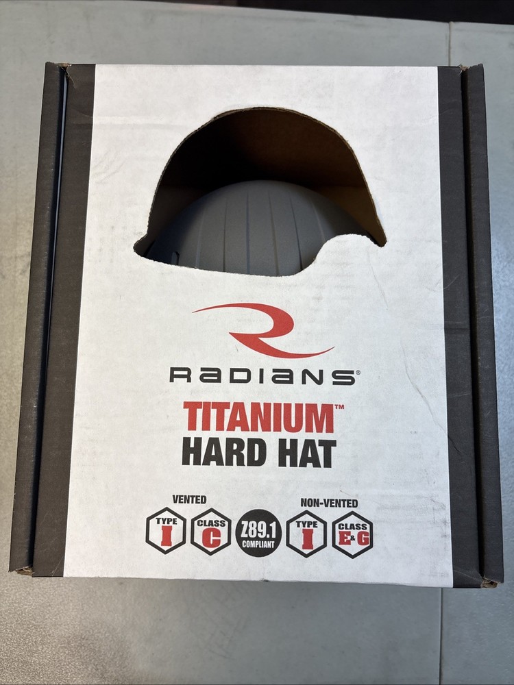Radians TITANIUM Hard Hat THRXV-GRAY