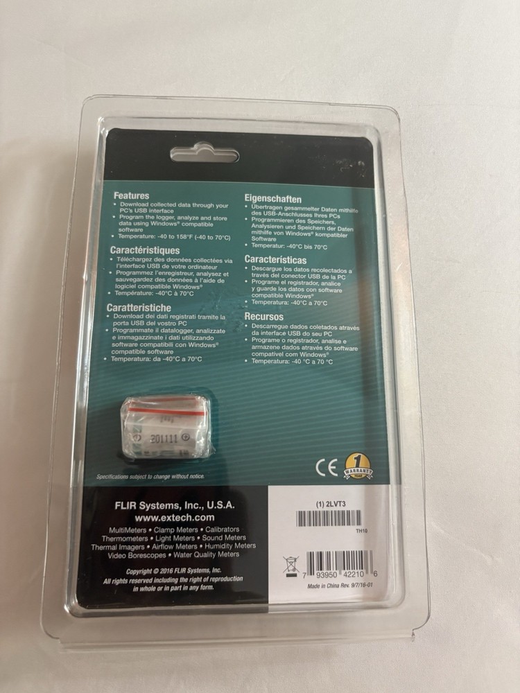 Extech Temperature Datalogger Instrument