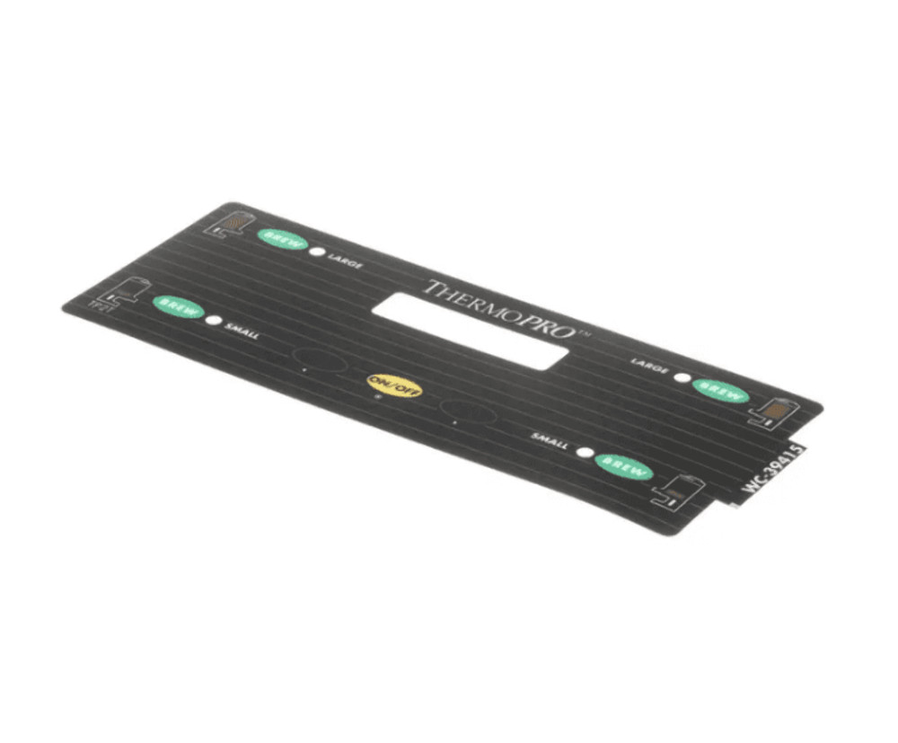 Label UCM Overlay Thermo Pro Twin 2 Batch Curtis Wilbur Curtis