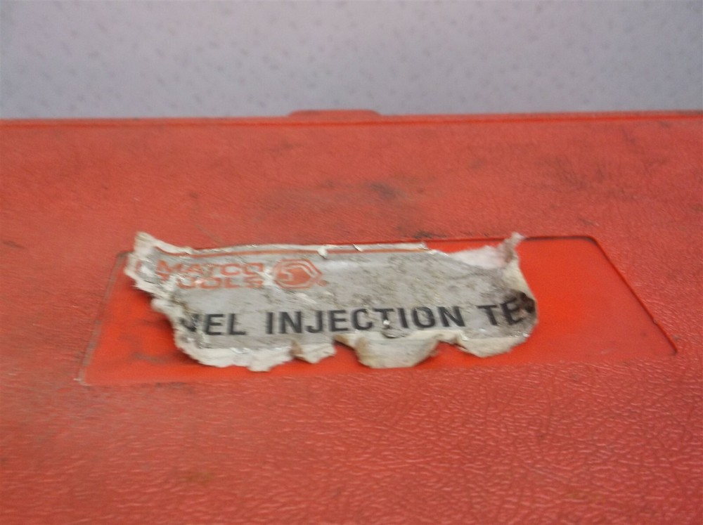 Matco Fuel Injection Tester Case Only