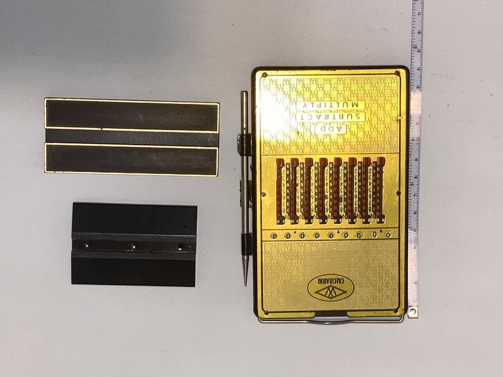 Manual Calculator Original Stylus Wizard Calculating West Germany 1955 Untested