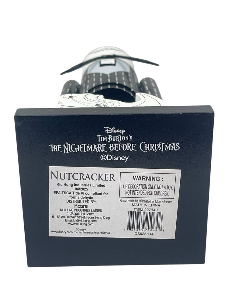 Nightmare Before Christmas Jack Skellington & Oogie Boogie Nutcracker Bundle 12”