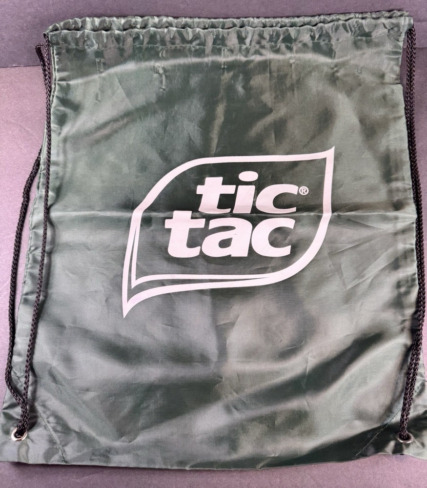 Tic Tac Branded Drawstring Backpack