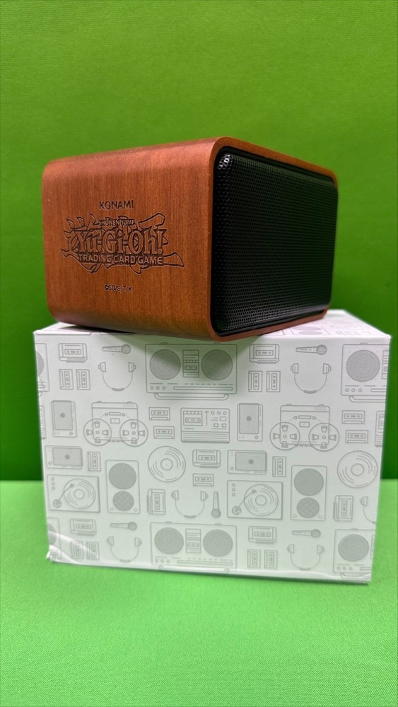 Yu-Gi-Oh! Branded Wood Bluetooth Speaker with Wireless Charging Pad Tested
