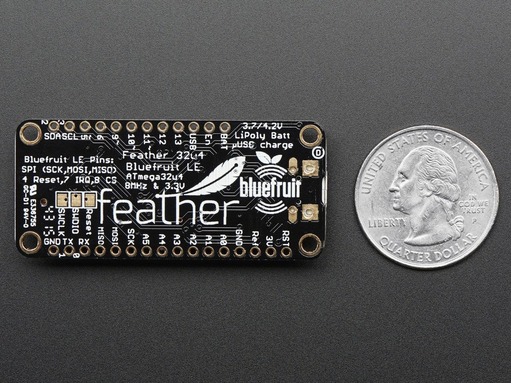 Bluetooth / 802.15.1 Development Tools Adafruit Feather 32u4 Bluefruit LE