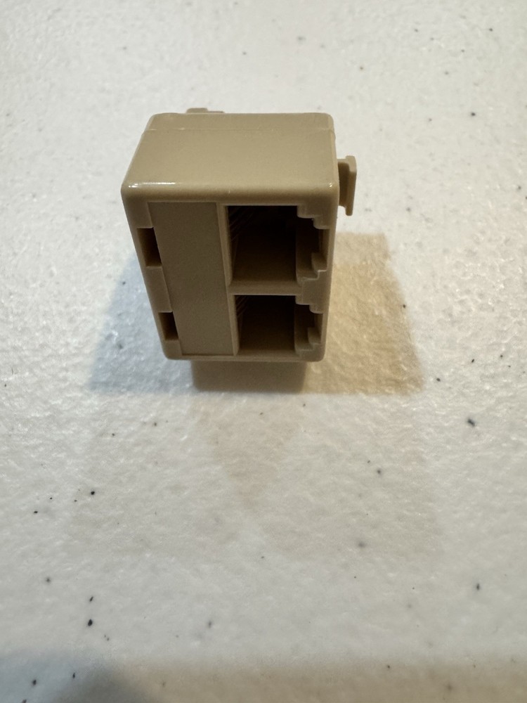 Pair Of analog phone Jacks - Two And Three Receptacles