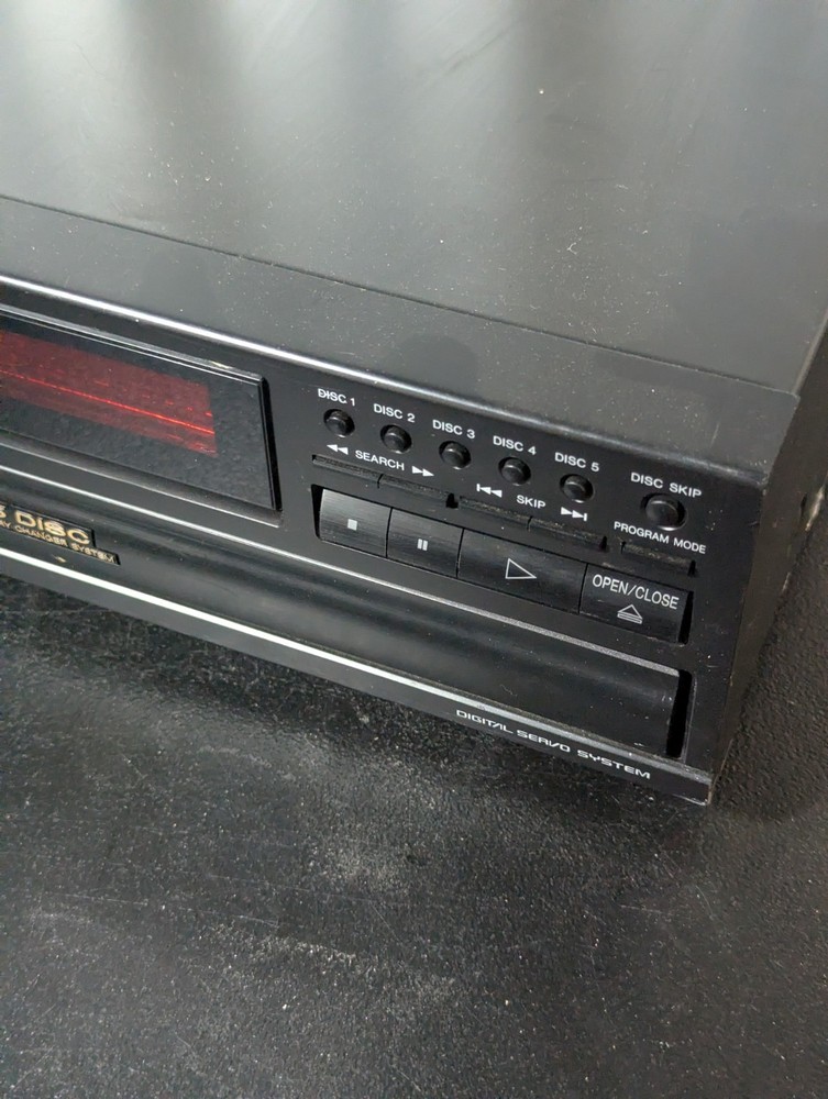 Panasonic SL-PD349 Rotary Carousel 5 Disc Compact CD Changer Player
