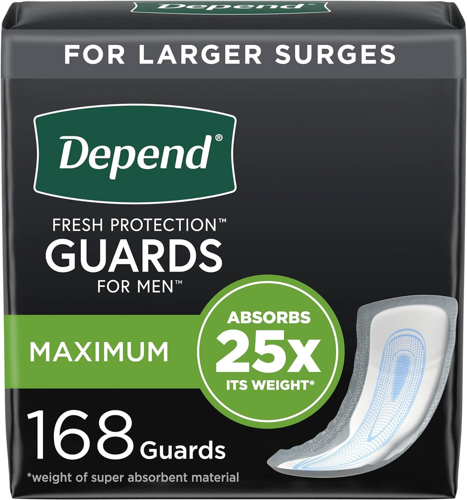 Incontinence Guards/Incontinence Pads for Men/Bladder Control Pads, Maximum Abso