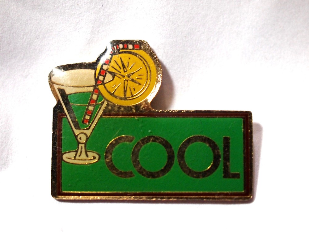 Cocktail Drink Pin, Cool Lapel Pin, Hat Tack