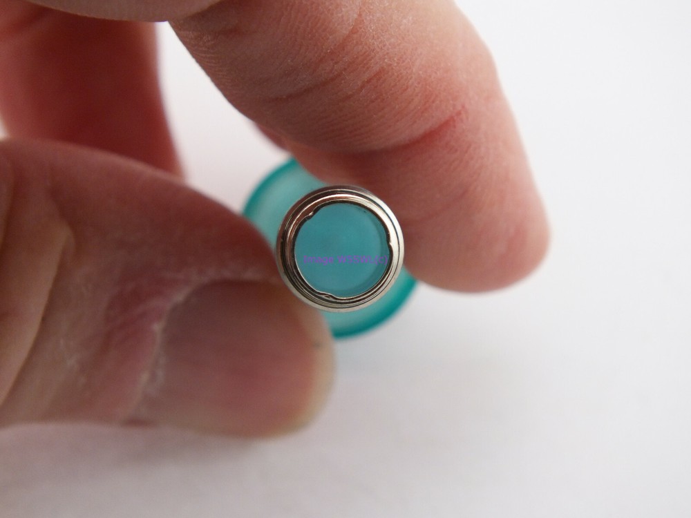 Panel Mount Turquoise (Green) Lens Light Tube - Ham Project Building