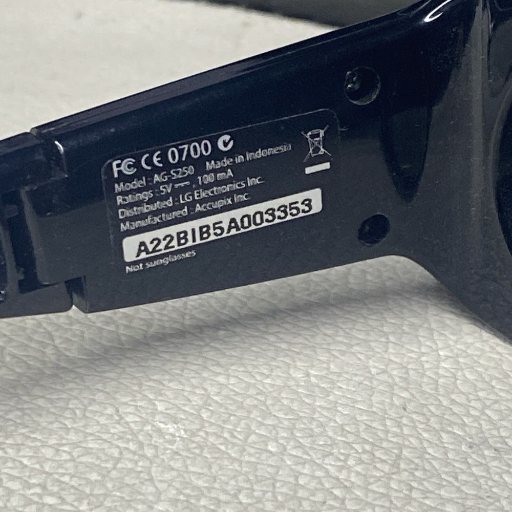 LG 3D GLASSES AG-S250