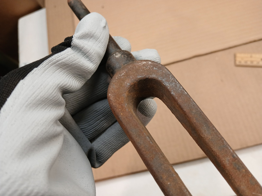 Unbranded Vintage Forked Jack Hammer Bit? 7-1/4" Long Pre-Owned