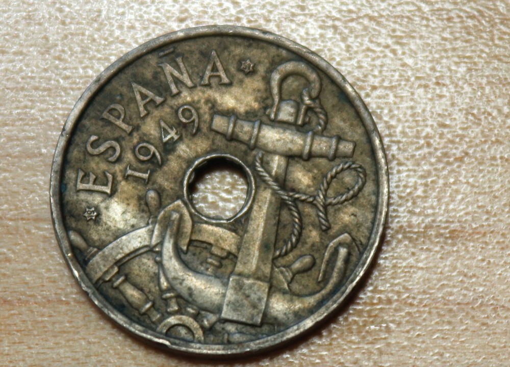 1949 51 Spain 50 Centimos