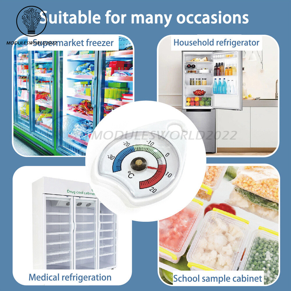 Refrigerator Thermometer Mini Freezer Box Temperature Meter Sensor Home -30~40℃