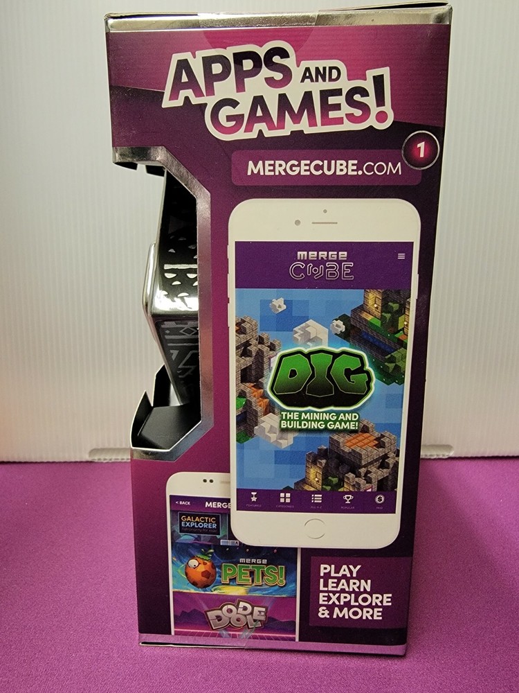 Merge Cube Handheld AR/VR Holograms Holographic Android & Apple *CCGHouse*