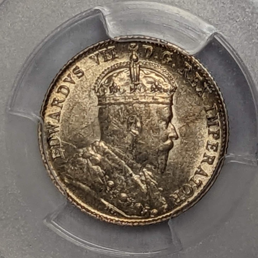 1907 Canada 10c PCGS AU 55