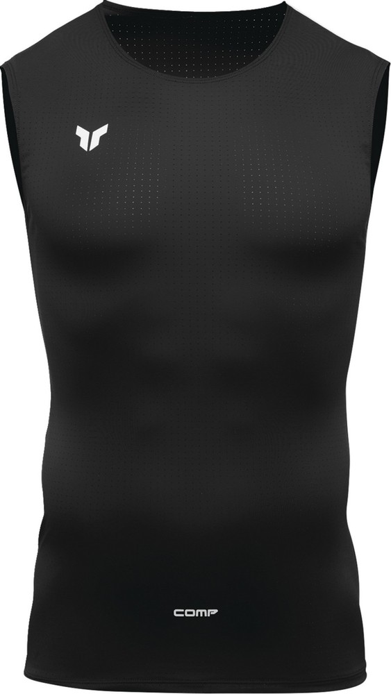 Thor Comp Mens Base Layer Sleeveless Shirt Black