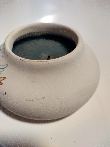 Candles By Sandstone Creations Hand Painted. 1A