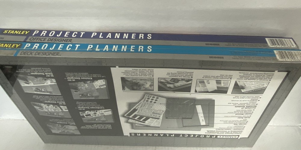 STANLEY PROJECT PLANNERS - Deck & Office DESIGNER - NEW, SEALED