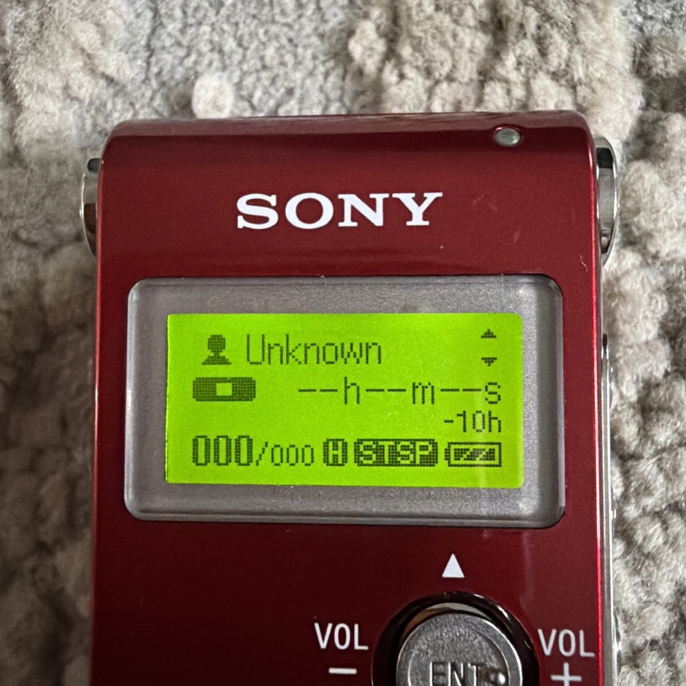 Sony ICD-UX71 Digital MP3 Player Voice IC Recorder TESTED Working EuC