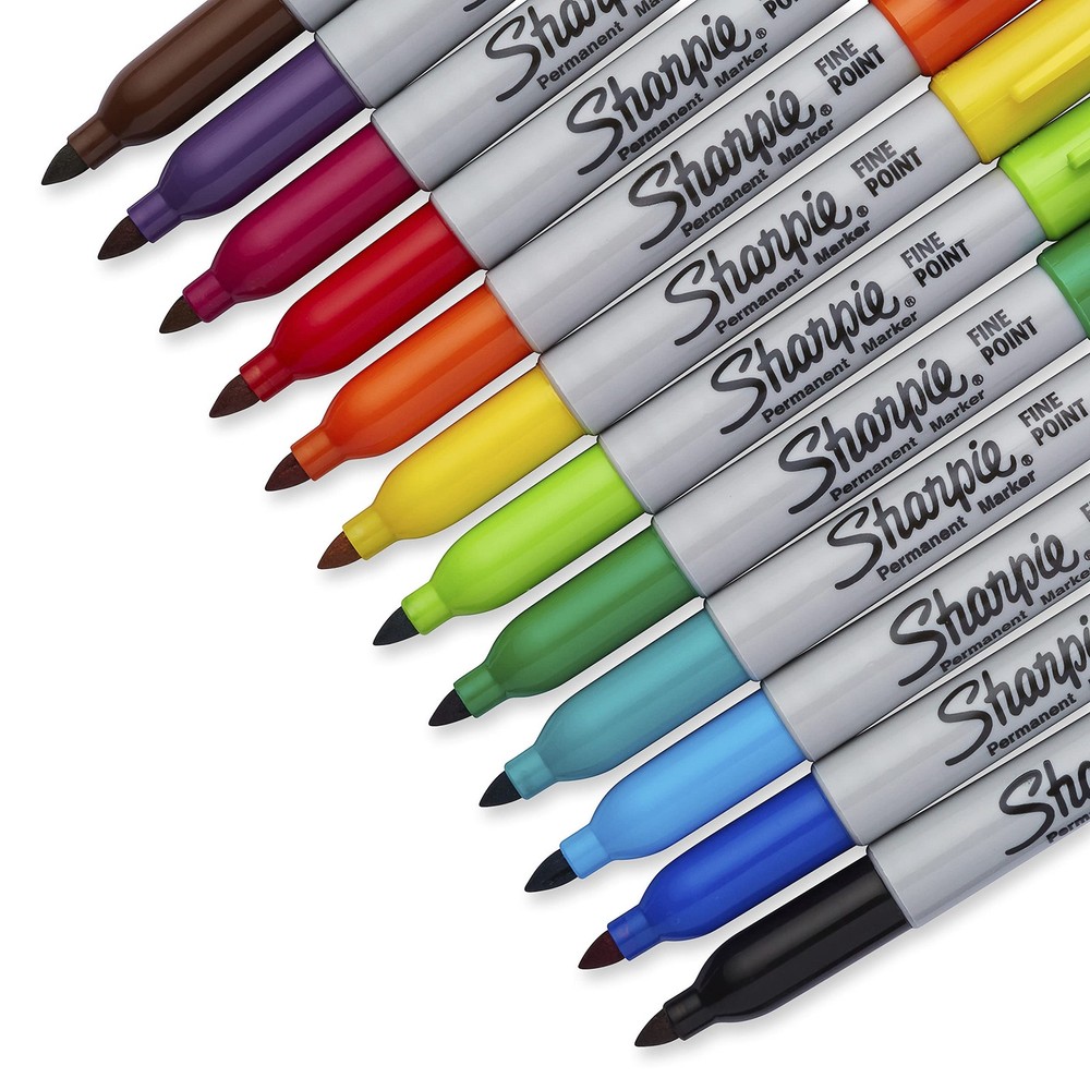 Sharpie Color Burst Permanent Markers, Fine Point, Tip,