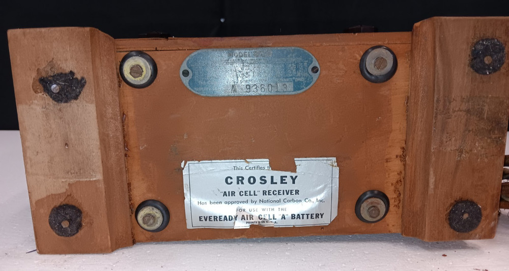 Crosley Air Cell Receiver 4B1