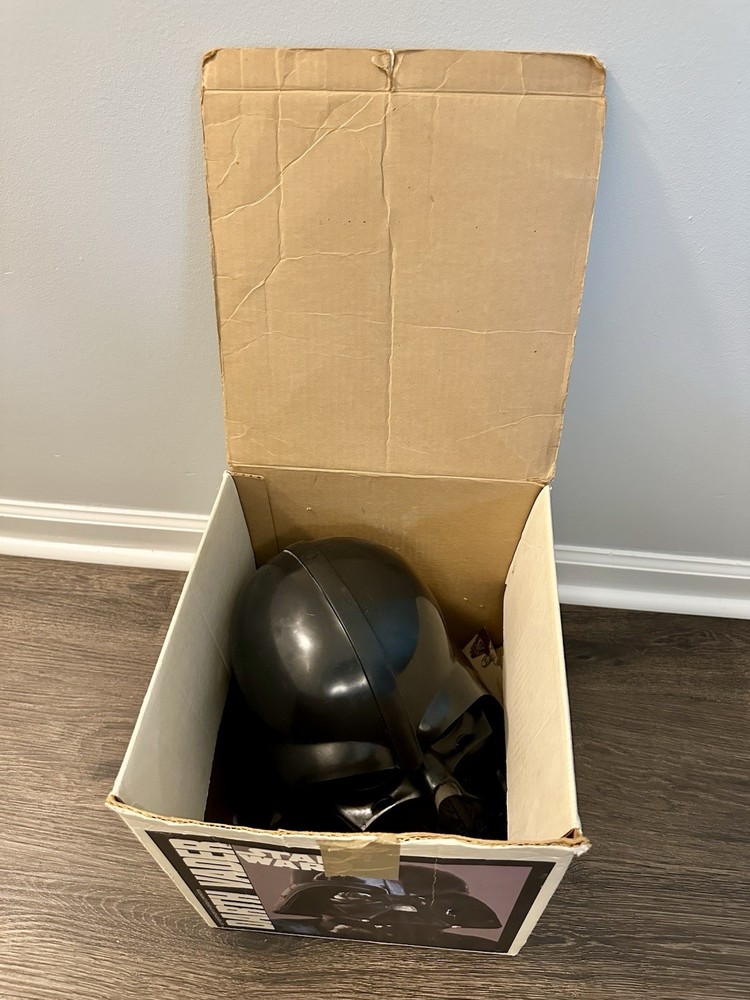 Don Post Studios Star Wars Darth Vader Mask Black w/ Original Box & Paperwork