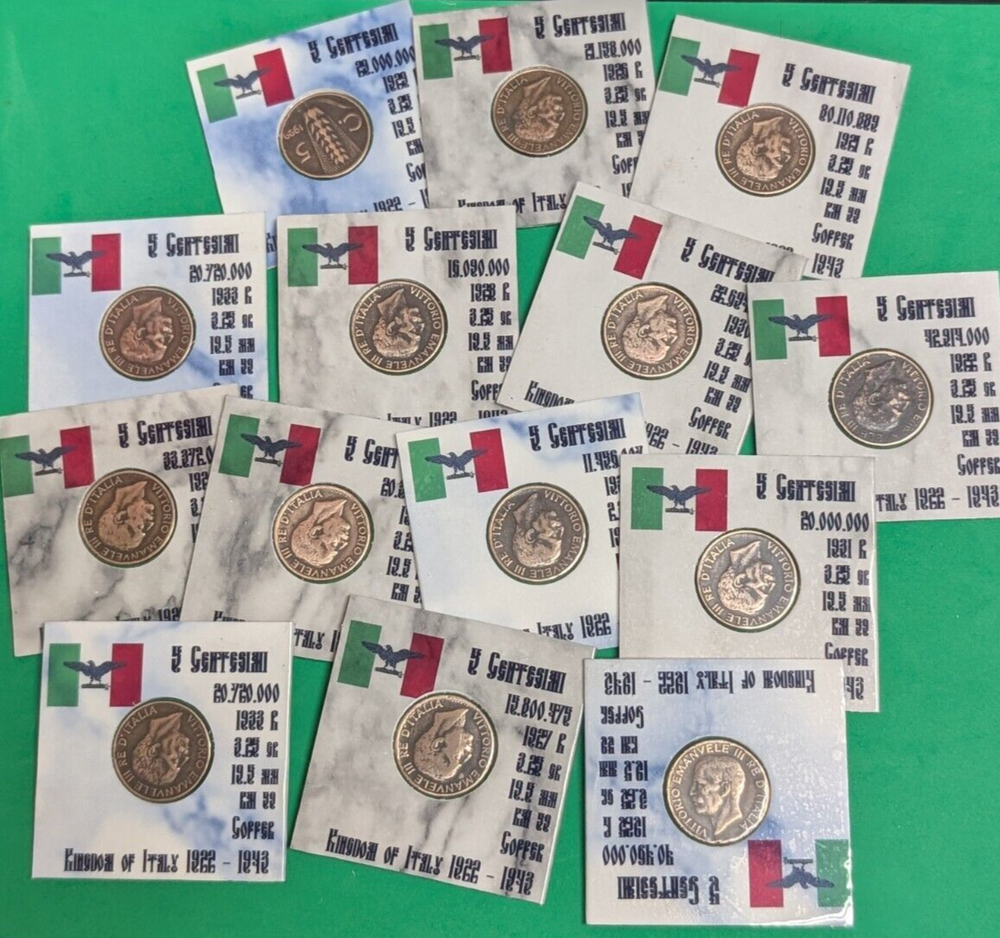 1921 - 1933 Italy 5 Centesimo - 1 coin