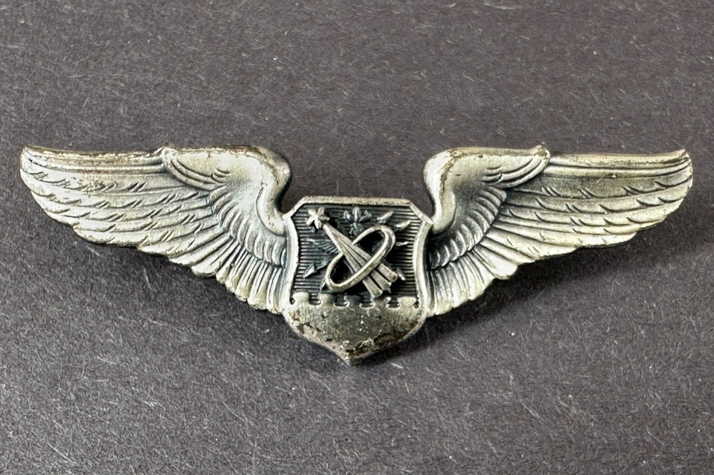 Wings Air Force NASA Astronaut Flight Engineer Silver Pin