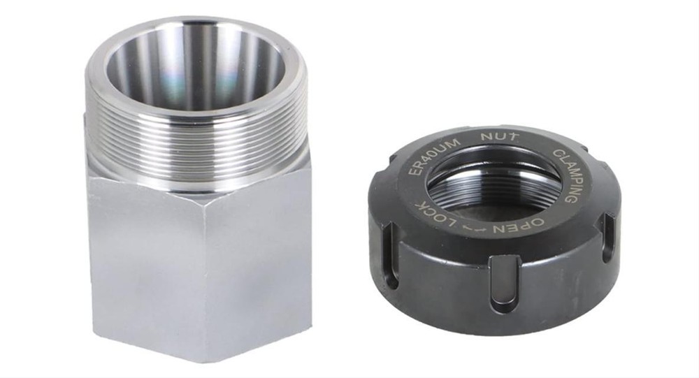 Square Collet Block Chuck Holder ER40 For CNC Lathe Engraving Machine